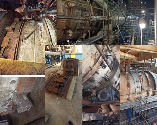 Unconventional method of steam tube dryer shell replacement, using advanced techniques to ensure precise installation and efficiency.